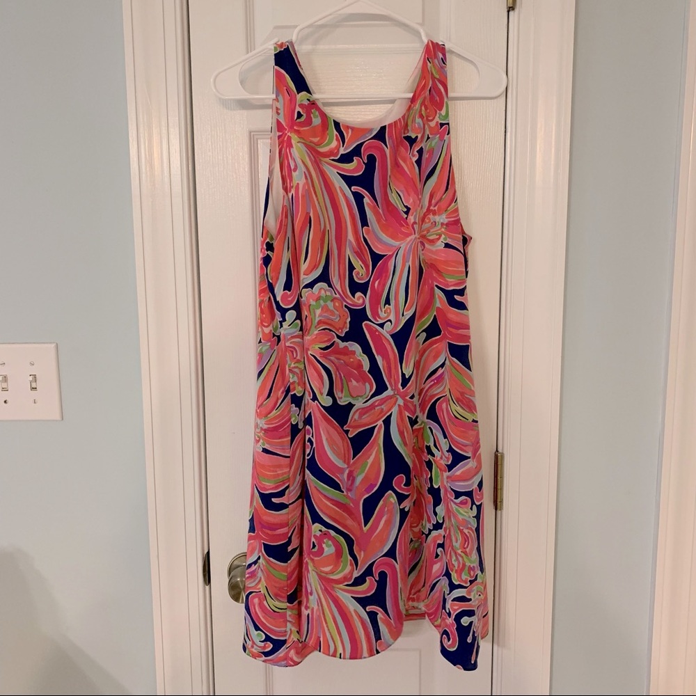 Lilly Pulitzer Silk Jackie Sleeveless Shift Dress Size M